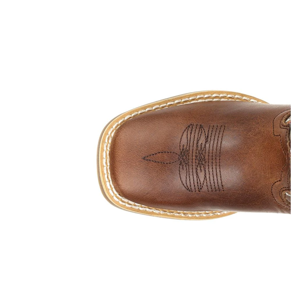 商品Durango|Lil' Rebel Pro Tiger Eye Square Toe Cowboy Boots (Big Kid),价格¥708,第4张图片详细描述