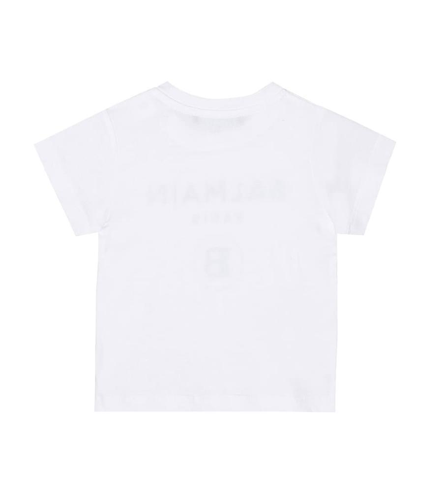 商品Balmain|Baby logo cotton T-shirt,价格¥621,第4张图片详细描述