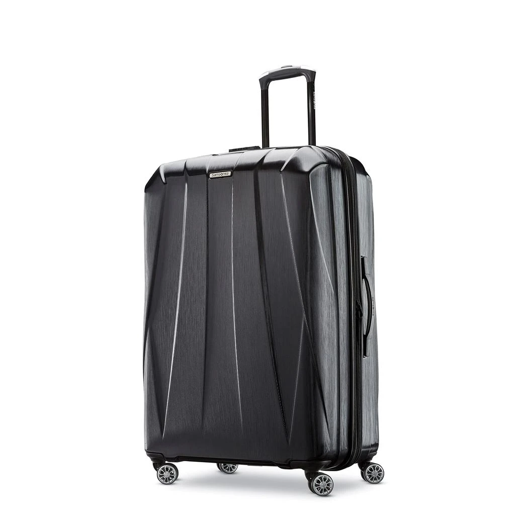 商品Samsonite|Samsonite Centric 2 Hardside Expandable Luggage with Spinners, Black, Checked-Large 28-Inch,价格¥863,第1张图片