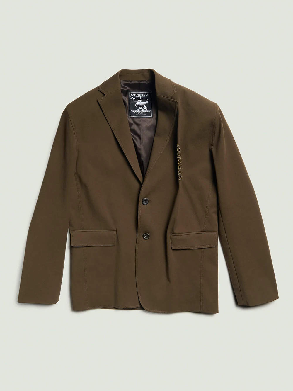 商品【商品预售7天】 Y/Project|Y/Project 男士外套 BLAZ42S23OLIVE 绿色,价格¥1931,第1张图片
