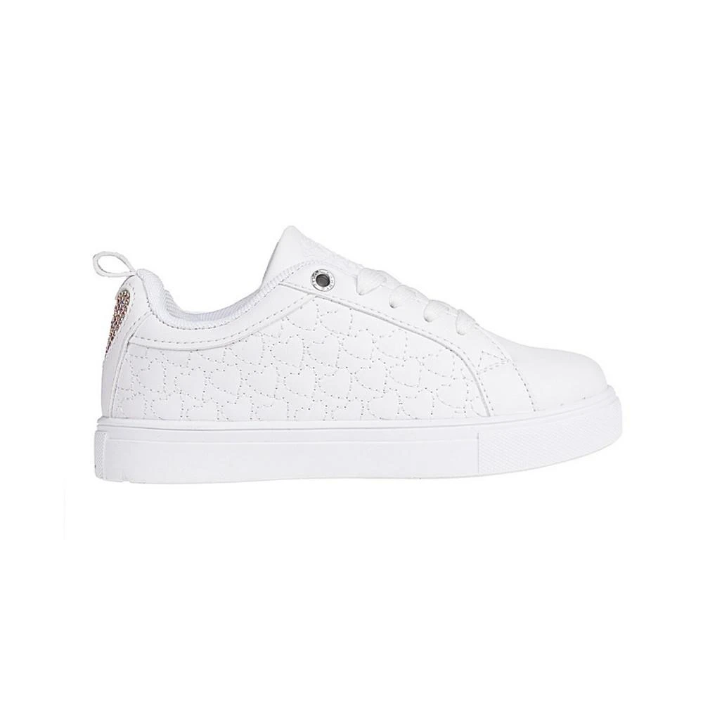 商品Vince Camuto|Little Girls Cute Comfortable Court Sneakers with Quilted Hearts,价格¥202,第2张图片详细描述