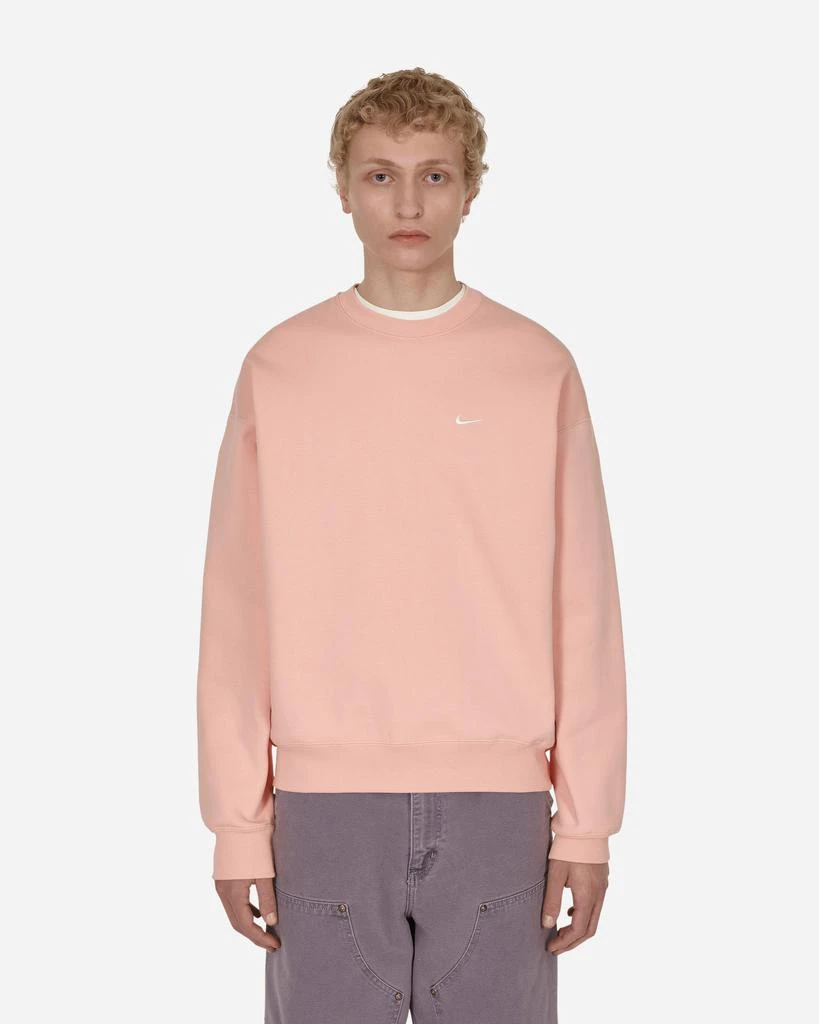 商品NIKE|Solo Swoosh Crewneck Sweatshirt Pink,价格¥345,第1张图片