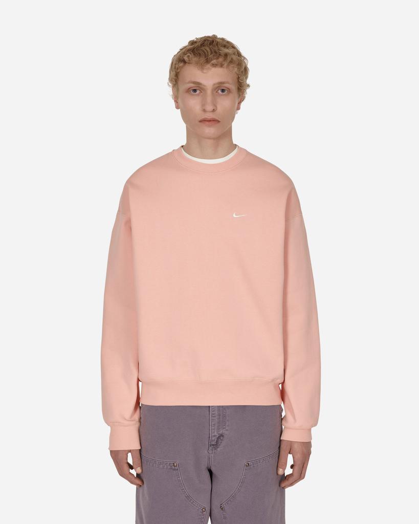 商品NIKE|Solo Swoosh Crewneck Sweatshirt Pink,价格¥316,第1张图片