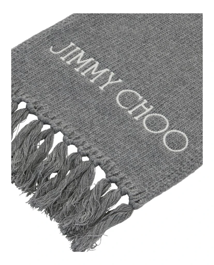商品Jimmy Choo|Wool Logo Scarf,价格¥1888,第1��张图片详细描述