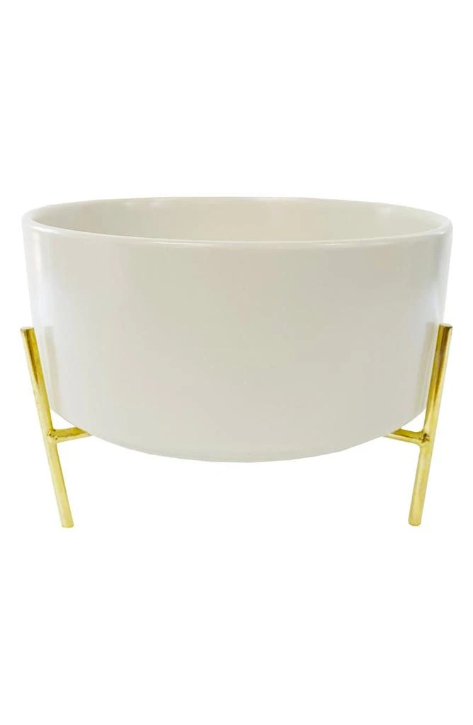商品DOGS OF GLAMOUR|Luxury White Dog Bowl,价格¥411,第1张图片