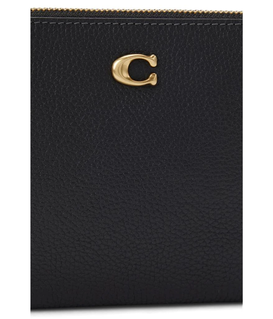 商品Coach|Polished Pebble Small Wristlet,价格¥564,第4张图片详细描述