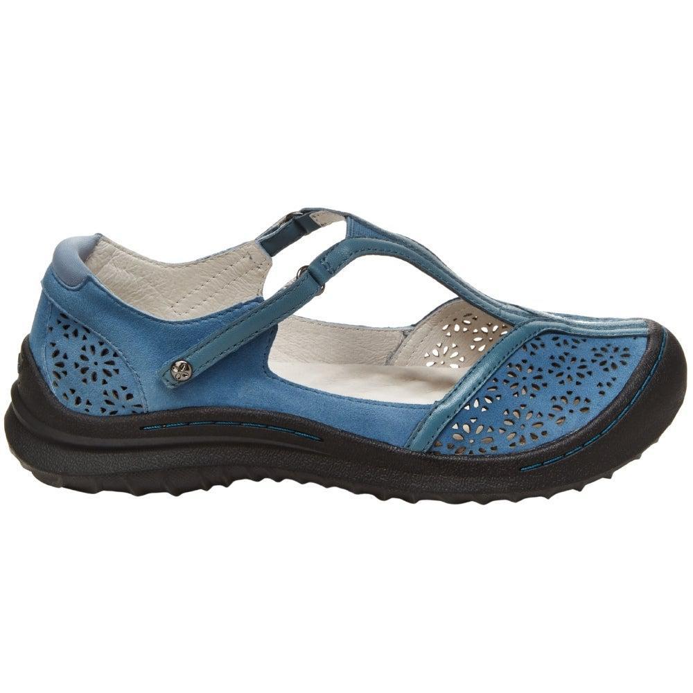 商品Jambu|Creek Perforated T-Strap Sandals,价格¥487,第1张图片详细描述