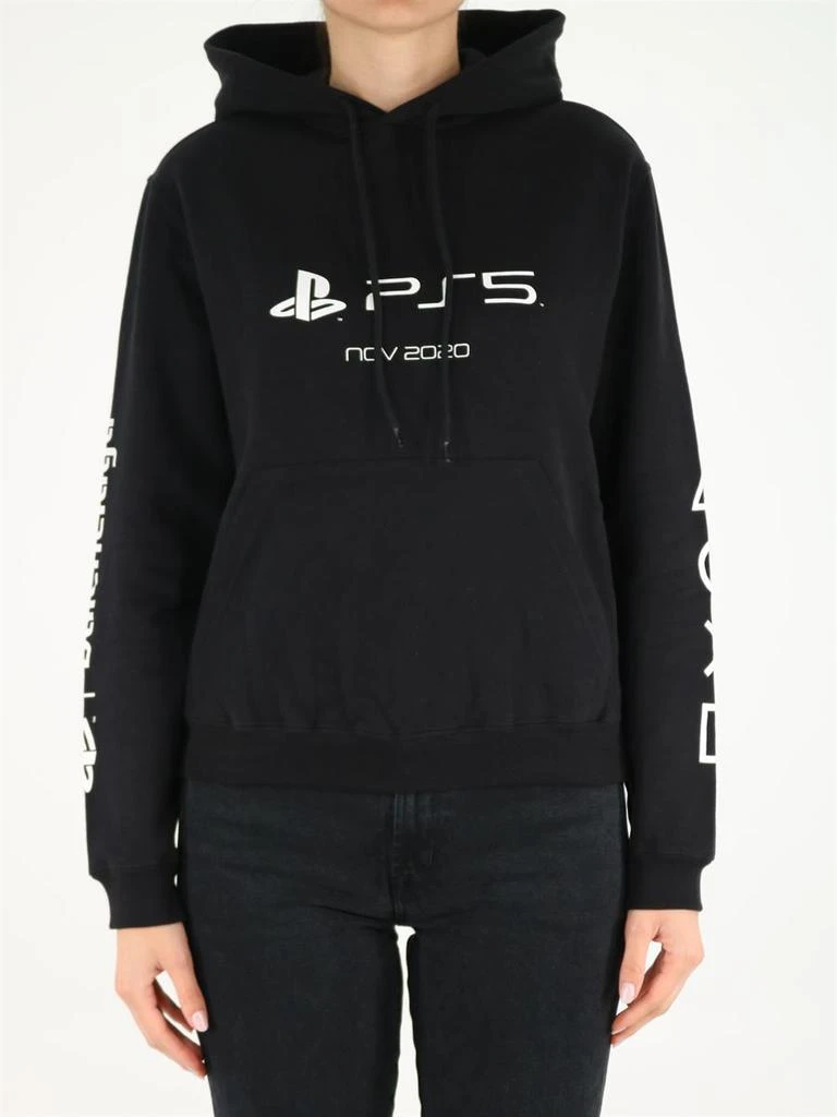 商品Balenciaga|PlayStation™ Fitted Hoodie black,价格¥3081,第1张图片