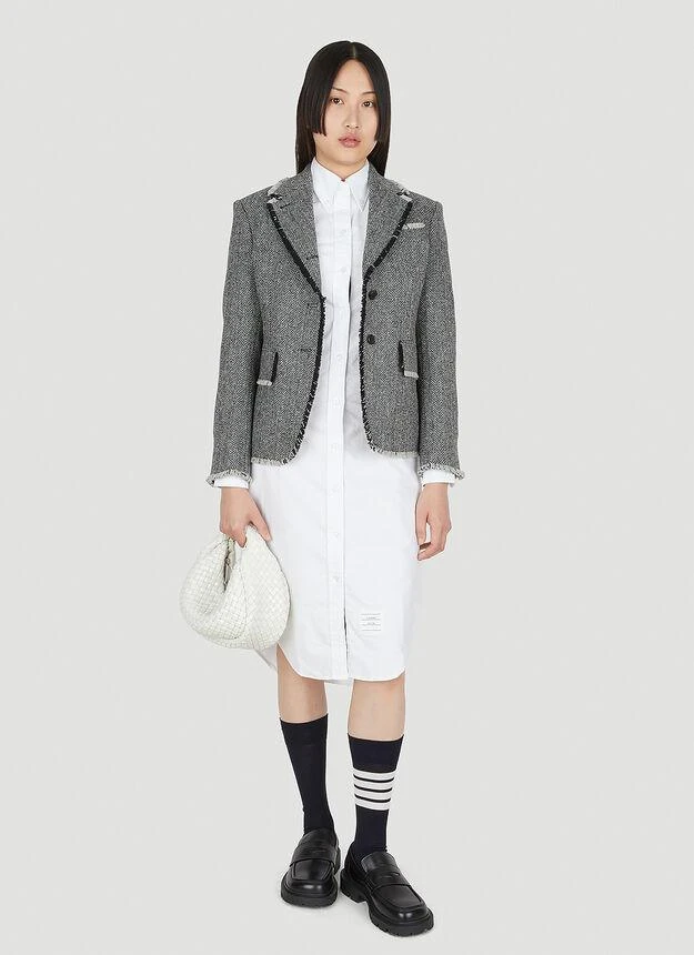 商品Thom Browne|Shirt Dress in White,价格¥2316,第2张图片详细描述