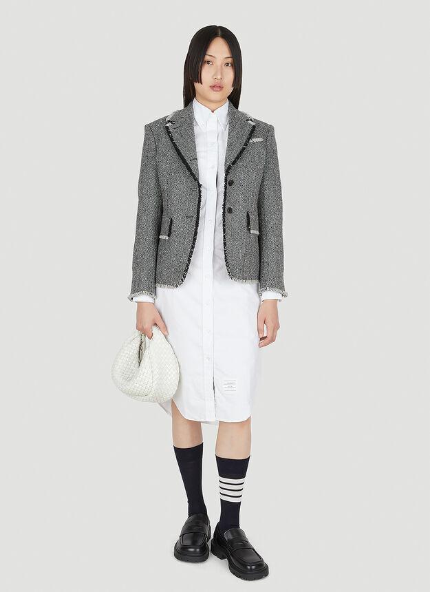 商品Thom Browne|Shirt Dress in White,价格¥4125,第4张图片详细描述