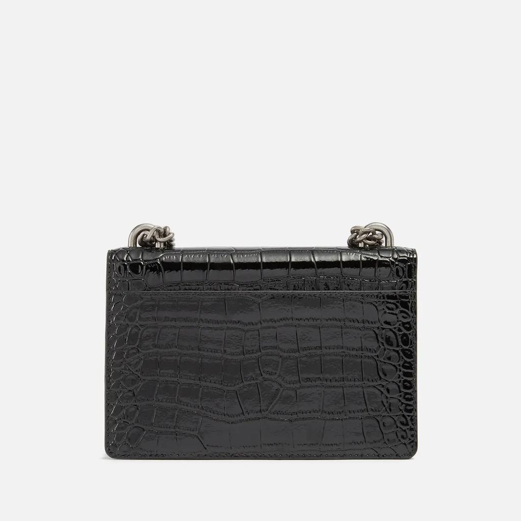 Kurt Geiger London Small Shoreditch Croc-Effect Leather Shoulder Bag商品第3张图片规格展示