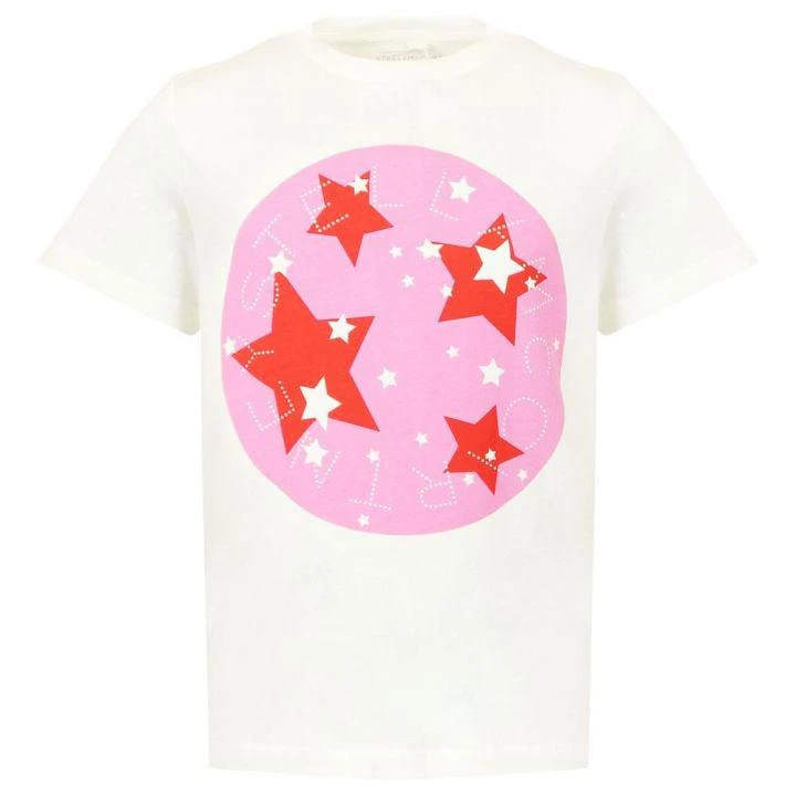 商品Stella McCartney|Ivory Star Logo Print T Shirt,价格¥125,第1张图片