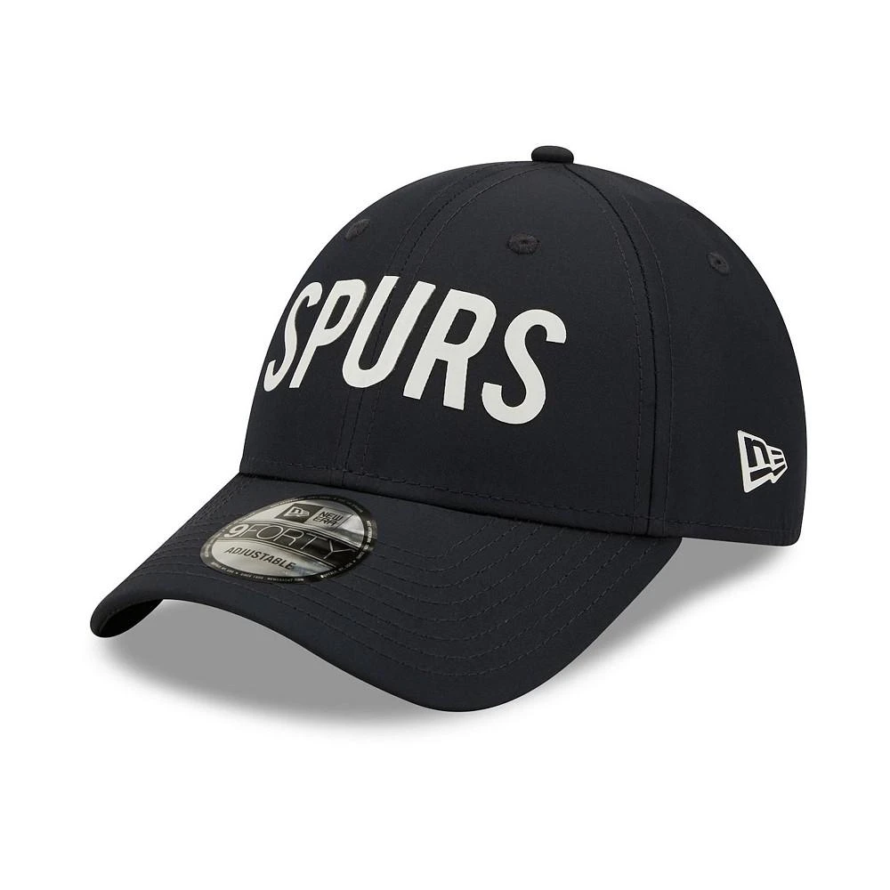 商品New Era|Men's Black Tottenham Hotspur 9FORTY Adjustable Hat,价格¥251,第1张图片