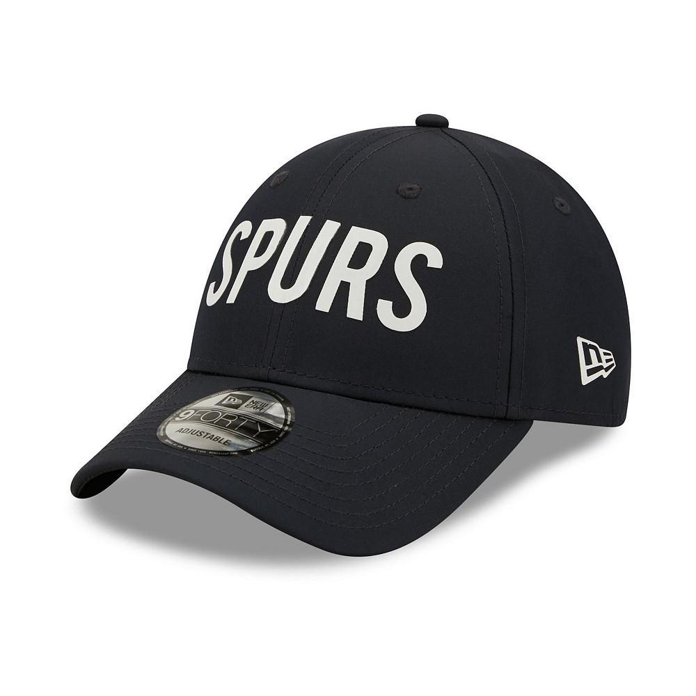 商品New Era|Men's Black Tottenham Hotspur 9FORTY Adjustable Hat,价格¥152,第1张图片