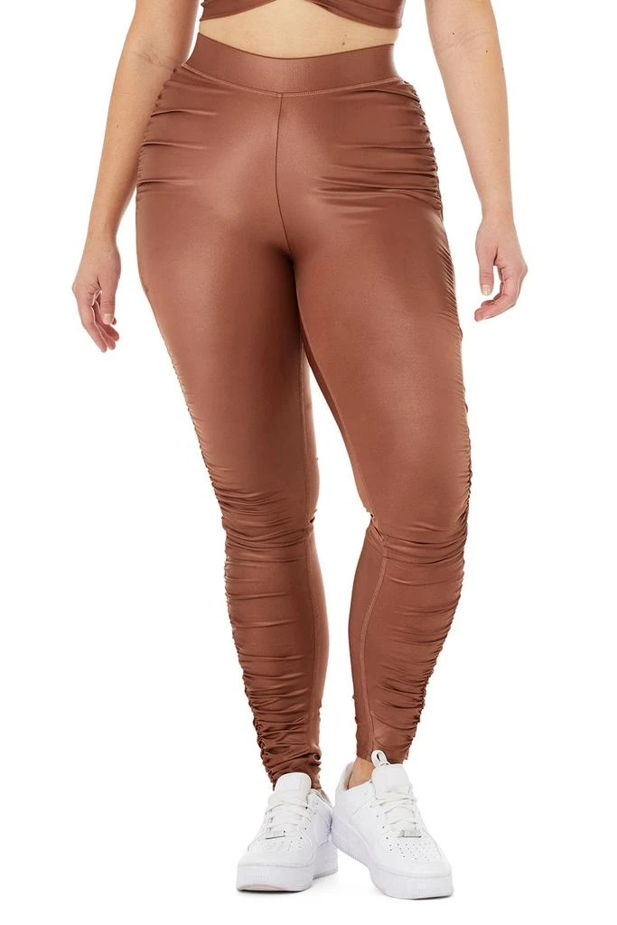 High-Waist Cinched Legging -  Chestnut Shine 商品