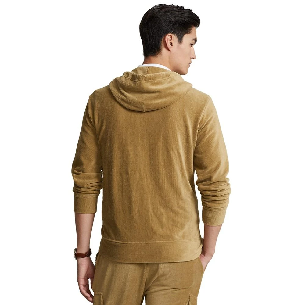 商品Ralph Lauren|Men's Knit Corduroy Full-Zip Hoodie,价格¥435,第2张图片详细描述