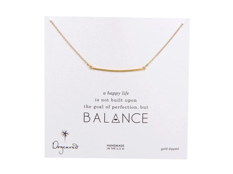 商品Dogeared|Balance Large Square Bar Necklace,价格¥562,第1张图片