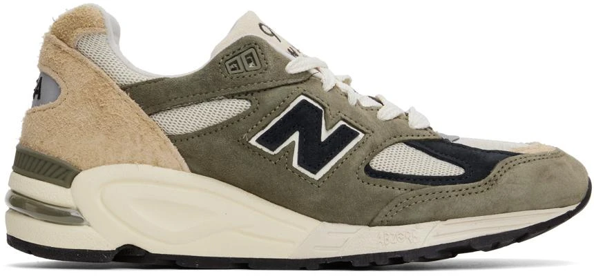 商品New Balance|Gray Made in USA 990v2 Sneakers,价格¥1711,第1张图片