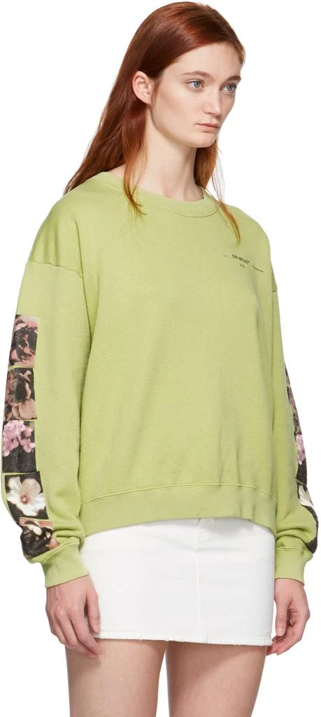 商品Off-White|Green Flowers Pola Sweatshirt,价格¥1829,第2张图片详细描述