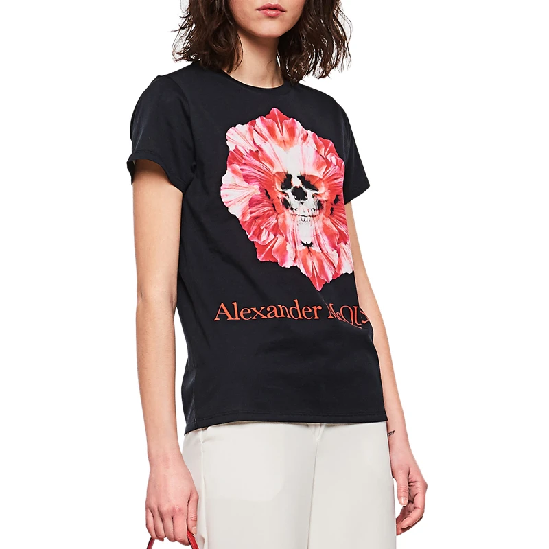 ALEXANDER MCQUEEN 印花女士T恤 610996-QZAA8-0901 商品