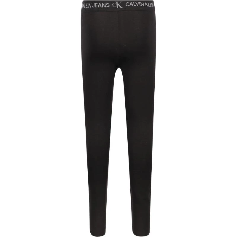 商品Calvin Klein|Branded elastic waist leggings in black,价格¥286,第2张图片详细描述