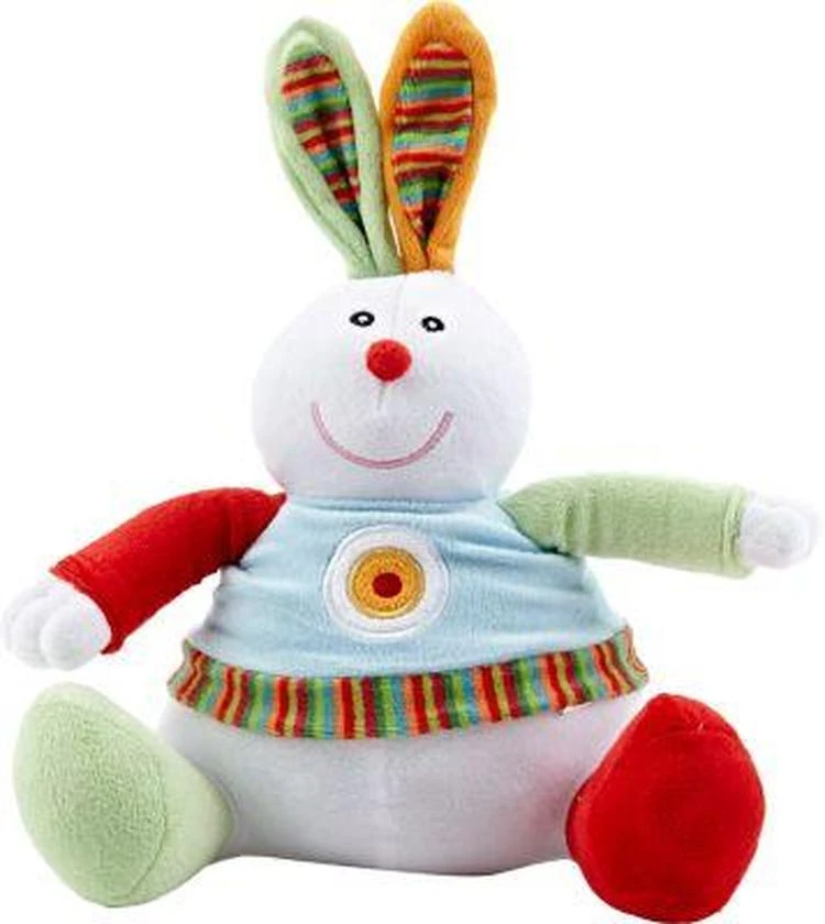 商品Jack Rabbit Creations|Bunny Activity Toy 兔子摇铃玩偶,价格¥134,第1张图片