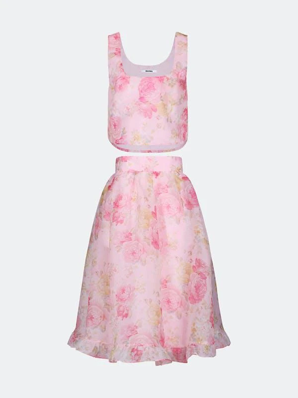 商品Maison Amory|Angelique Set Baby Pink Garden,价格¥1888,第1张图片