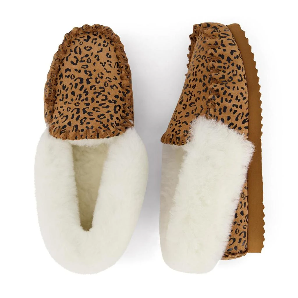 EMU Ridge Molly Suede Shearling Wool Lined Womens Moccasin Slippers 商品