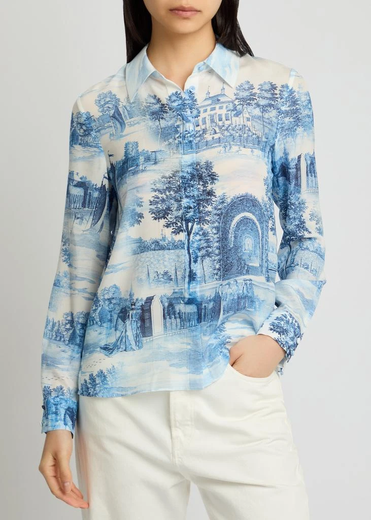 商品Alice + Olivia|Willa printed silk shirt,价格¥3526,第2张图片详细描述