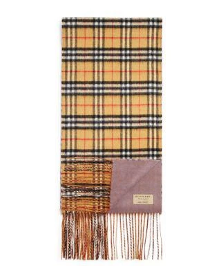 商品Burberry|克什米尔双面羊绒围巾,价格¥5896,第2张图片详细描述
