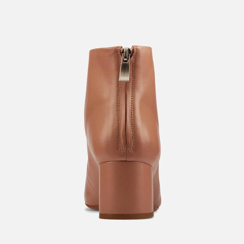 商品Clarks|CLARKS WOMEN'S SHEER 55 ZIP LEATHER HEELED ANKLE BOOTS - PRALINE,价格¥296,第4张图片详细描述