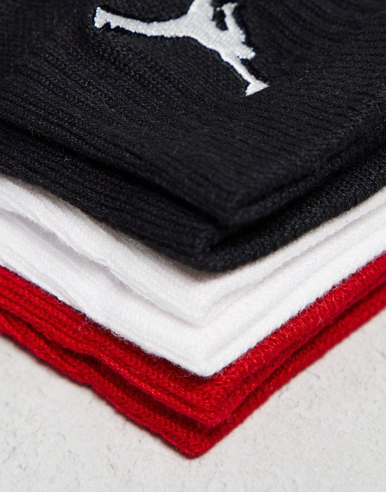 商品Jordan|Jordan Everyday Max 3 pack ankle socks in black/white/red,价格¥139,第5张图片详细描述
