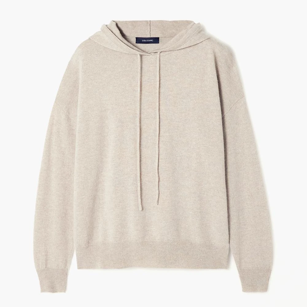 商品Lisa Yang|Luella Cashmere Hoodie - Sand,价格¥2120,第1张图片