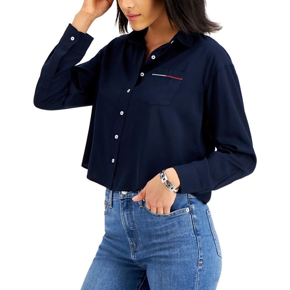 商品Tommy Hilfiger|Button-Down Collared Shirt,价格¥490,第5张图片详细描述
