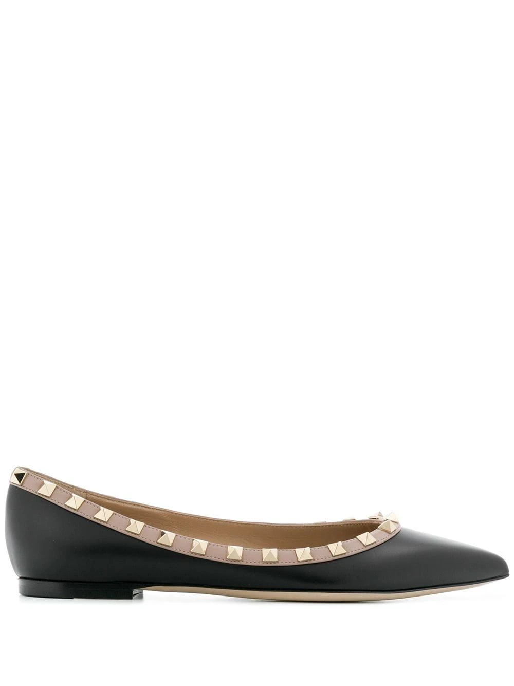 商品【商品预售7天】 Valentino|Valentino 女士芭蕾乐福鞋 4W2S0403VODN91 花色,价格¥4047,第1张图片