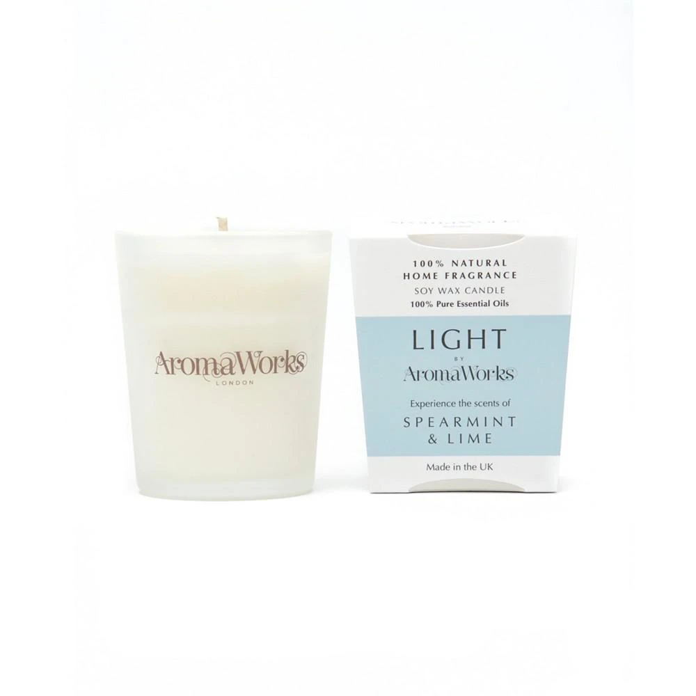 商品AromaWorks|Light Range Spearmint and Lime Candle,价格¥60,第1张图片