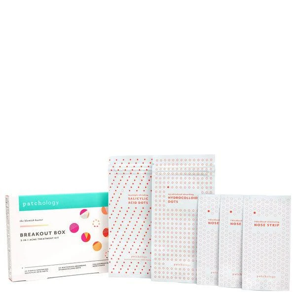 商品Patchology|Patchology Breakout Box 3-in-1 Acne Treatment Kit,价格¥163,第2张图片详细描述