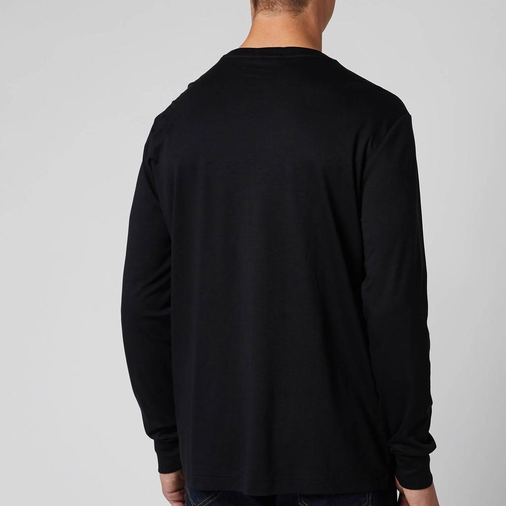 商品Ralph Lauren|Polo Ralph Lauren Men's Custom Slim Fit Long Sleeve T-Shirt - Polo Black,价格¥701,第4张图片详细描述