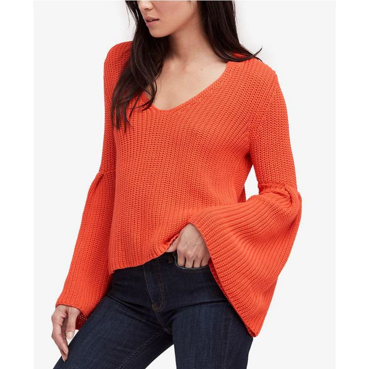 商品Free People|Damsel Cotton Flare-Sleeve Sweater,价格¥292,第4张图片详细描述