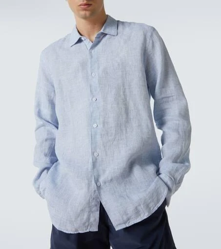 商品ORLEBAR BROWN|Giles亚麻长袖衬衫,价格¥1780,第5张图片详细描述