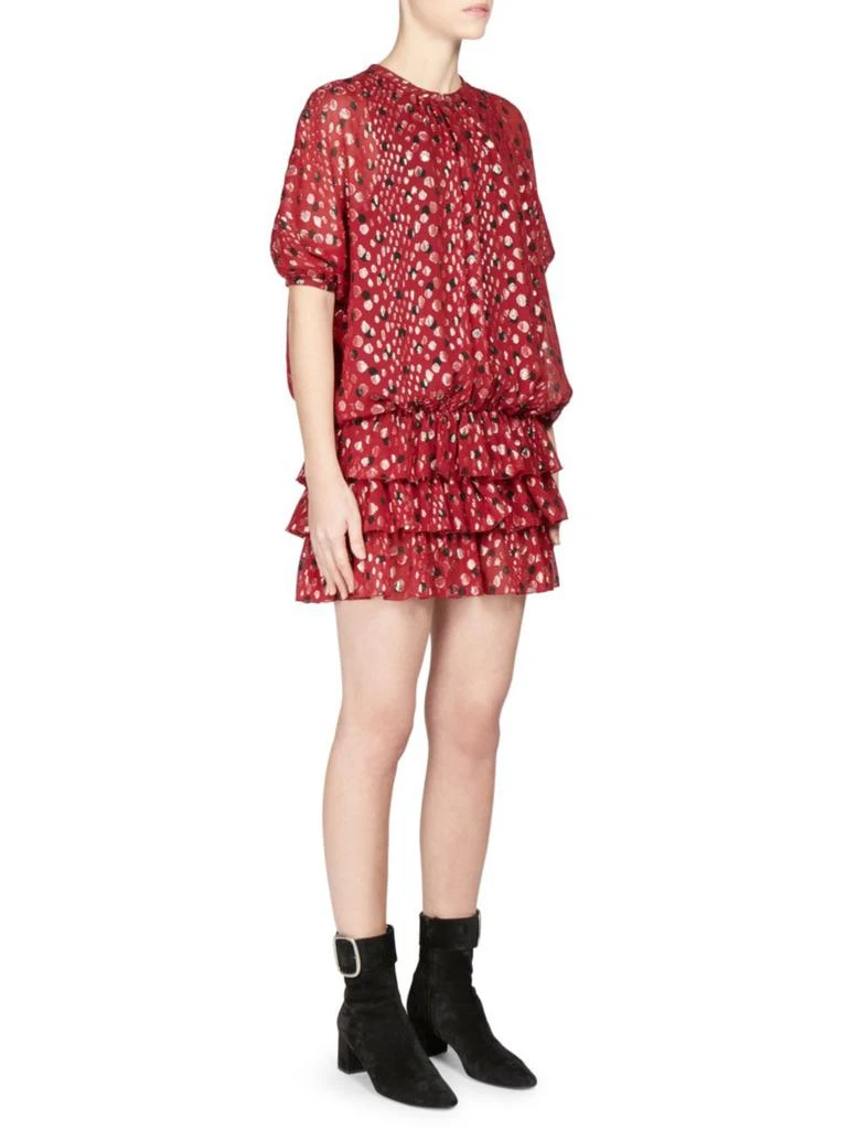 商品Yves Saint Laurent|Silk Georgette Blouson Dress,价格¥6473,第1张图片