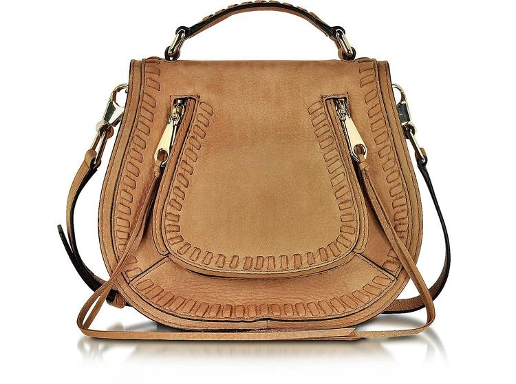 商品Rebecca Minkoff|杏色皮革小号马鞍包,价格¥1087,第1张图片