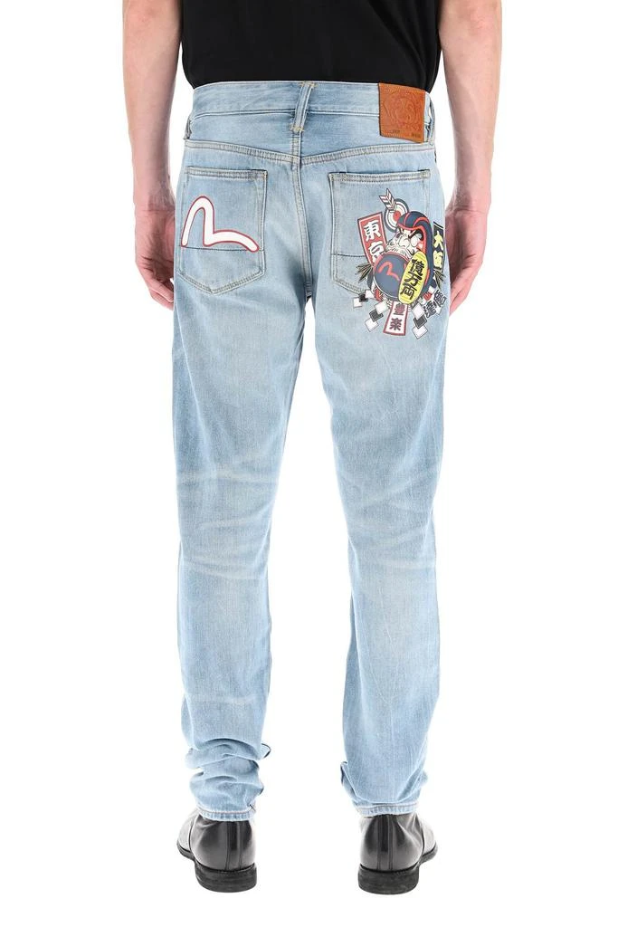 商品Evisu|Evisu daruma and seagull printed jeans,价格¥1826,第3张图片详细描述