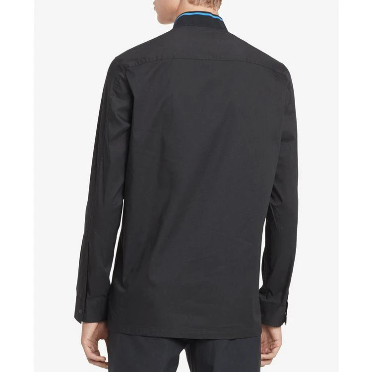 商品Calvin Klein|Men's Ribbed Collar Shirt,价格¥141,第2张图片详细描述