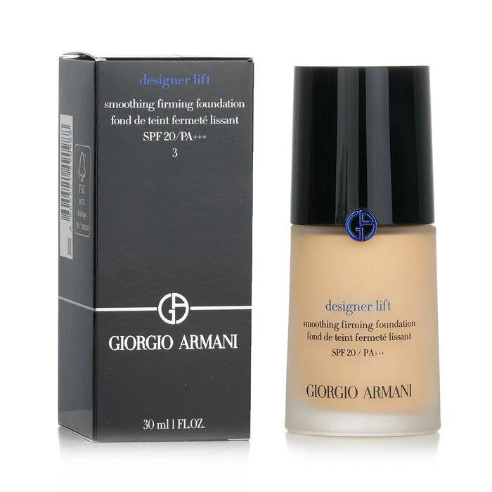 商品Giorgio Armani|Giorgio Armani 造型紧颜粉底液SPF20 - # 3 -3(30ml/1oz),价格¥321,第2张图片详细描述