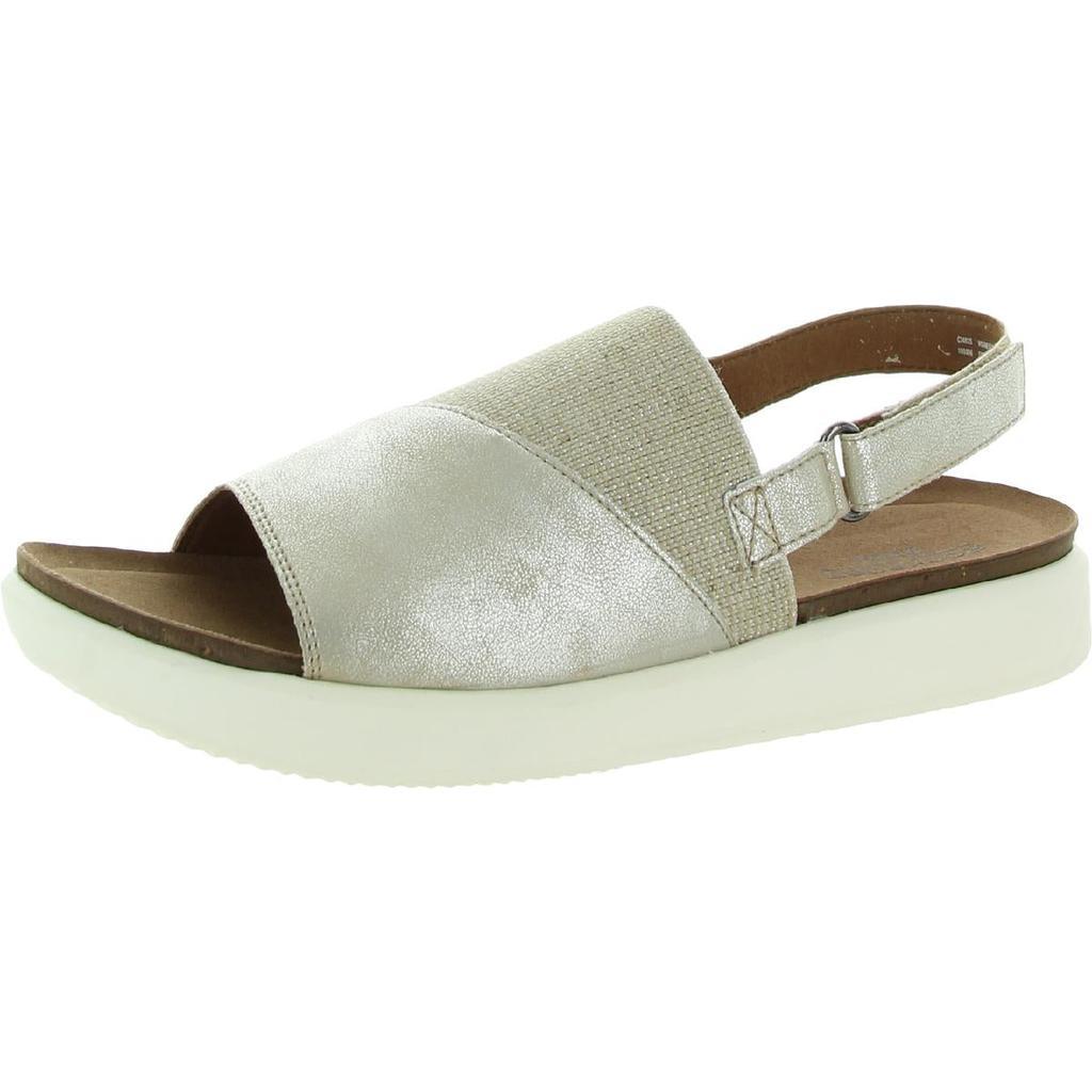 商品Rockport|Rockport Womens Kyra Leather Slip On Slingback Sandals,价格¥103-¥229,第1张图片