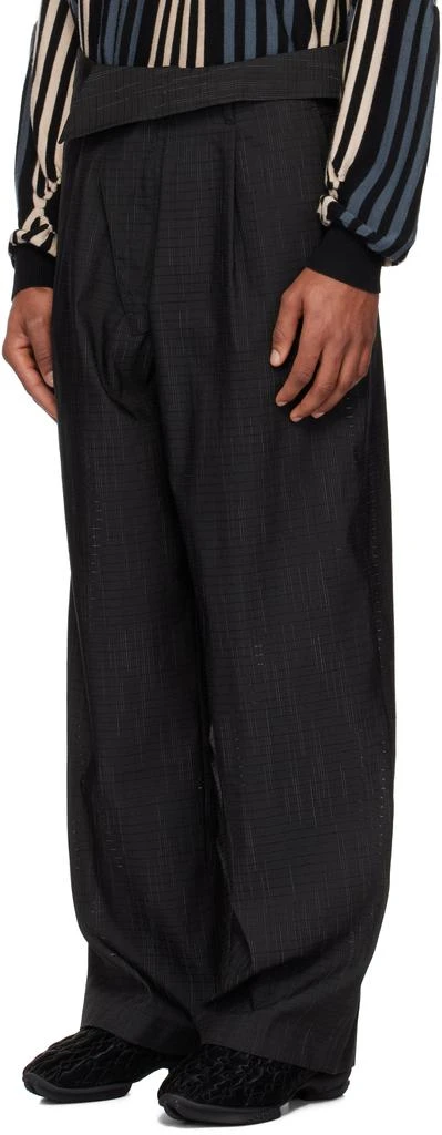 商品Kiko Kostadinov|Black Navin Wide Trousers,价格¥7929,第4张图片详细描述