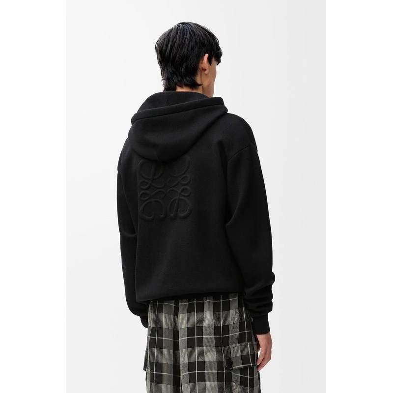 商品Loewe|【预售3-5天】LOEWE/罗意威 男士黑色羊毛卫衣,价格¥13204,第6张图片详细描述