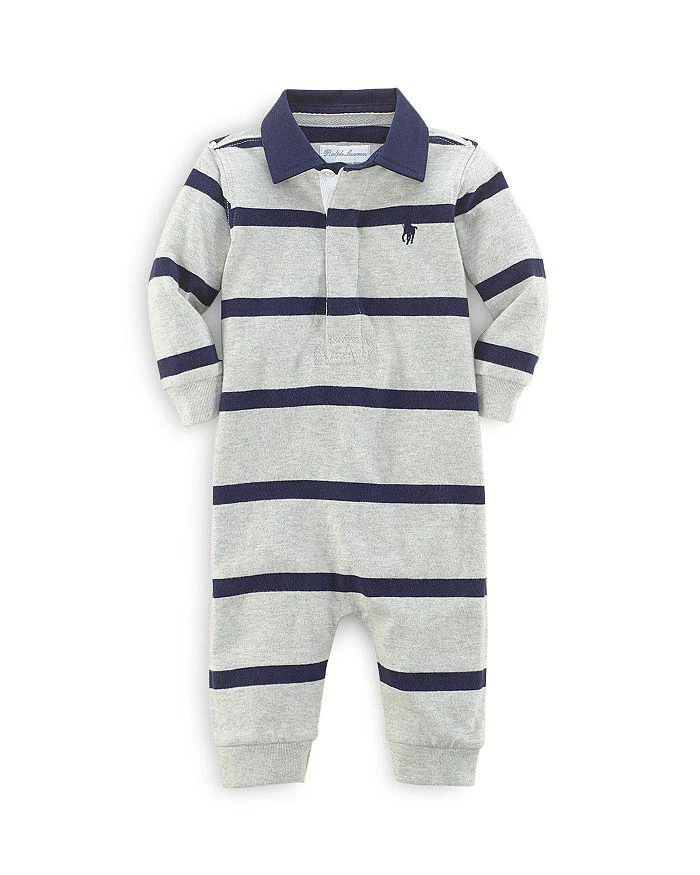 商品Ralph Lauren|Infant Boys' Rugby Stripe Coverall - 新生儿到12各月尺寸,价格¥221,第1张图片