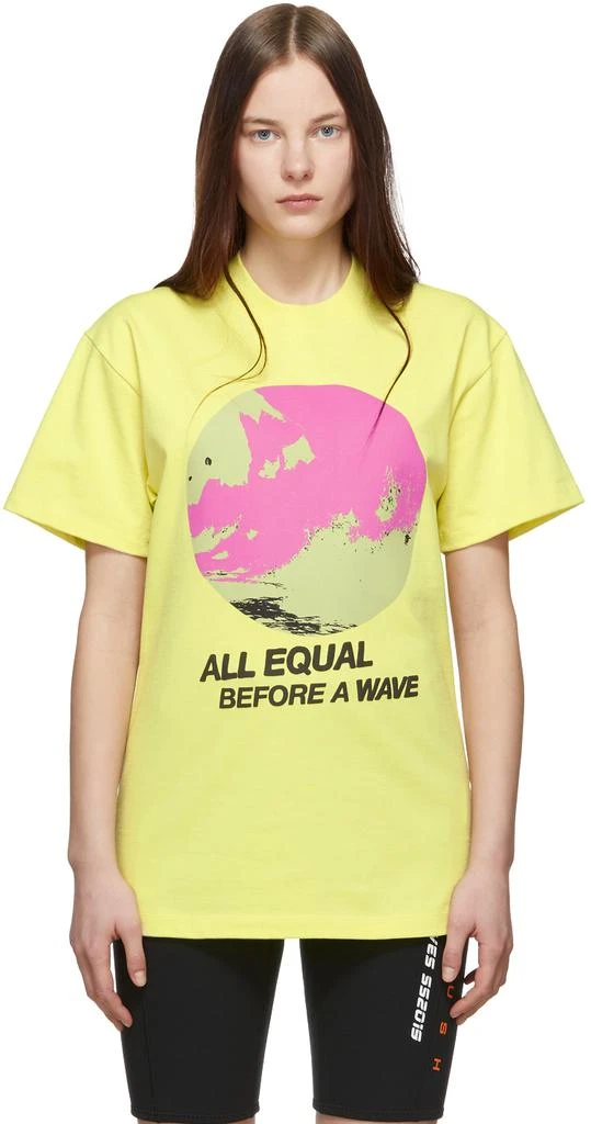 商品Ambush|Yellow 'All Equal' Fitted T-Shirt,价格¥433,第1张图片